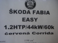 obrázek vozu ŠKODA FABIA II  Facelift 10- 1.2HTP 44kW Easy NOVÝ VŮZ TOVÁRNÍ ZÁRUKA ŠKODA