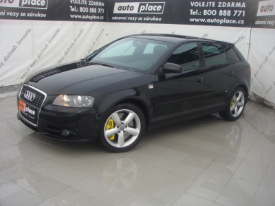 obrázek vozu AUDI A3  3.2 V6 184kW Sport Line + ABT kit DigiAC Kůže Xenon 6st.Tiptronic 4x4 s odpočtem DPH  1.maj CZ