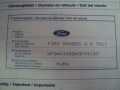 obrázek vozu FORD MONDEO 04-07 2.0TDCi 85kW