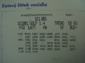 obrázek vozu VW GOLF V  1.4 16V 59